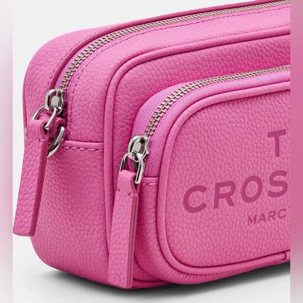 Marc Jacobs The Leather Crossbody Bag Bow Pink - Picture 6 of 7